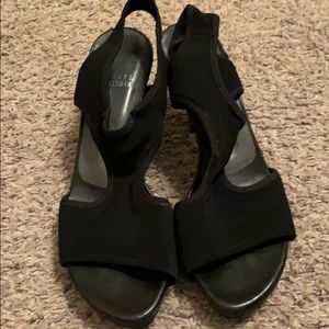 Stuart Weitzman fabric sandal sz 81/2